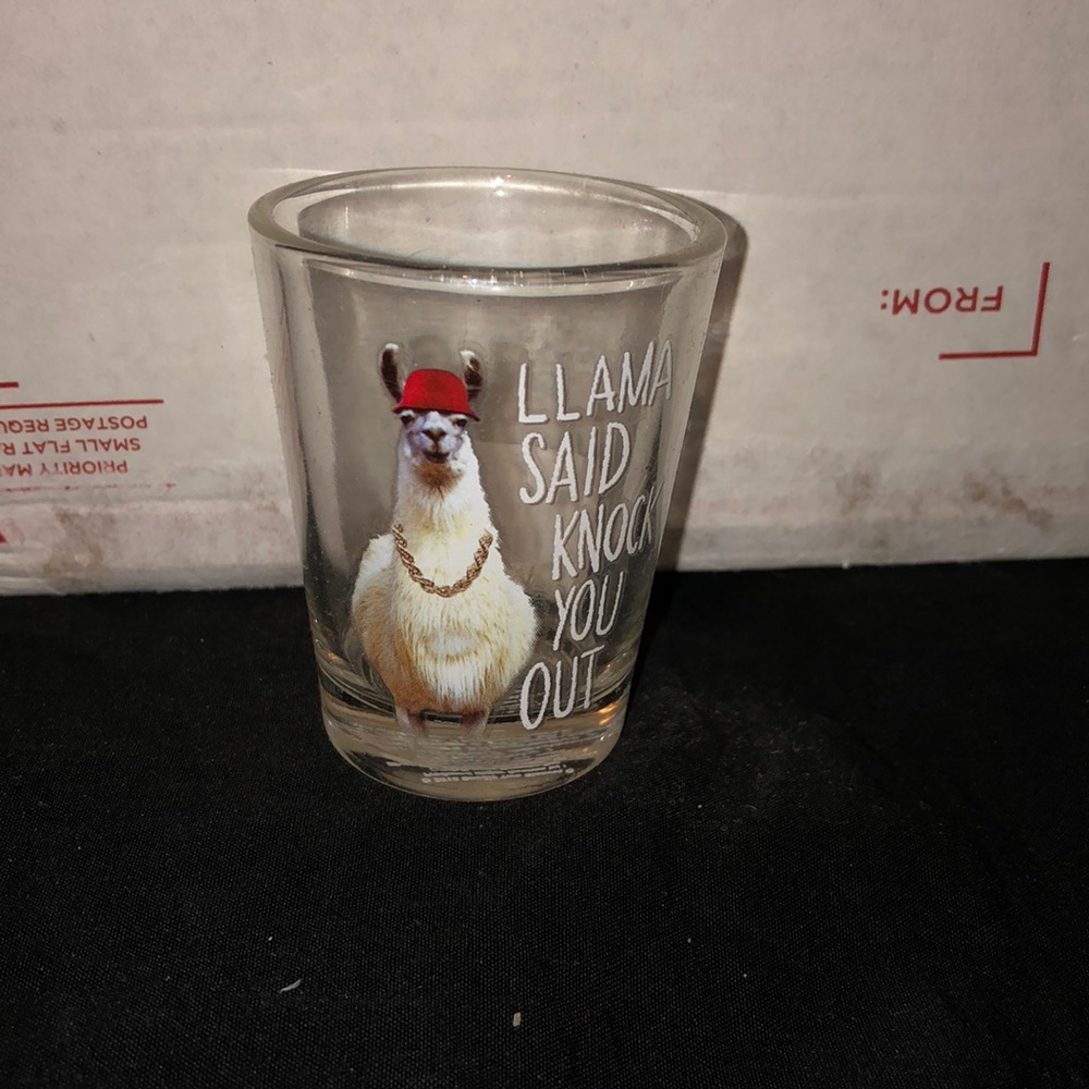 Llama Shot Glass